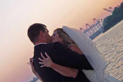 Sunset Wedding Day - Virginia Beach Wedding