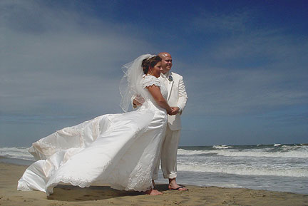 Oceanfron Bride and Groom Wedding Day - Virginia Beach Wedding